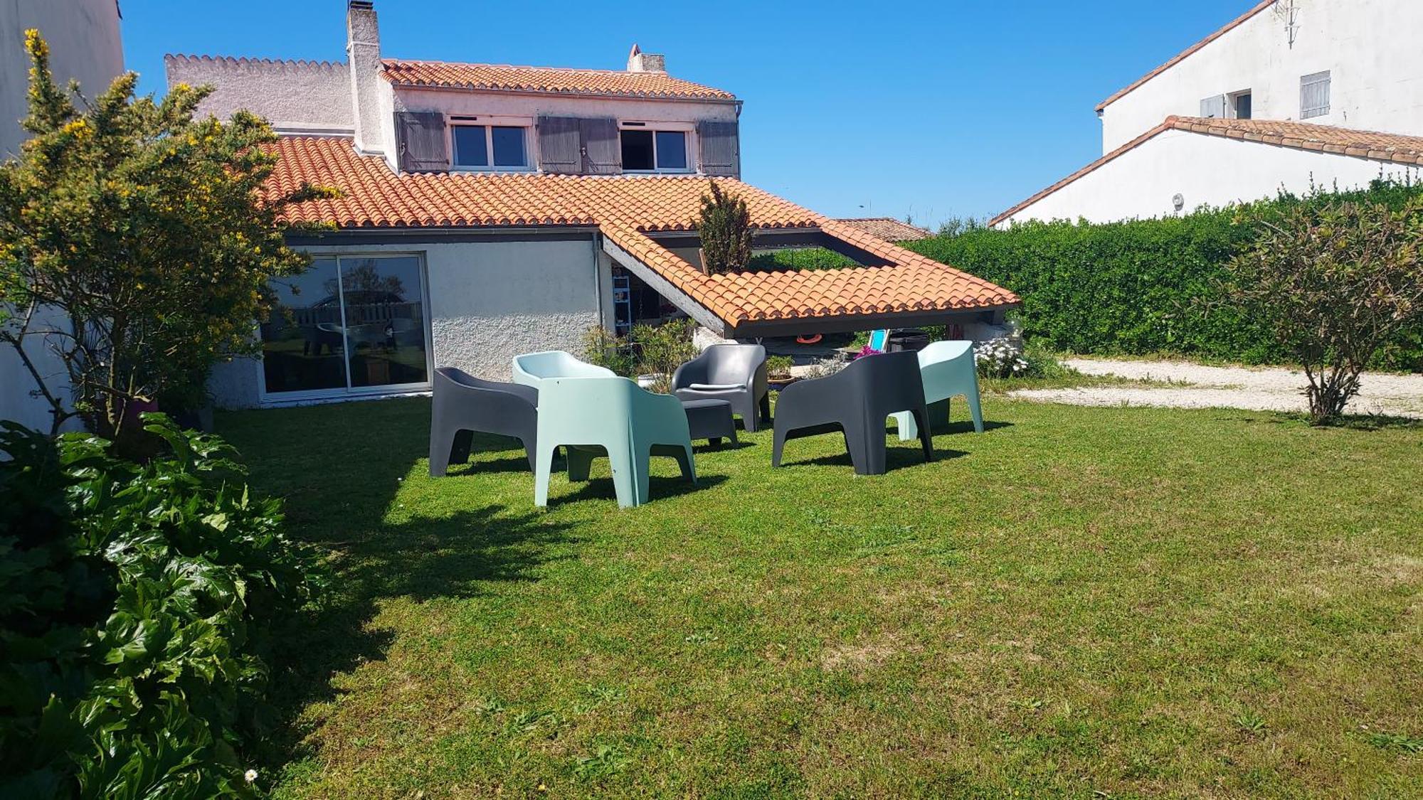 Maison Face A La Mer Rivedoux-Plage Exterior foto